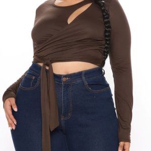 Focus On A Task Top - Brown